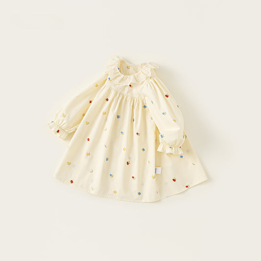 Autumn Embroidered Princess Dress