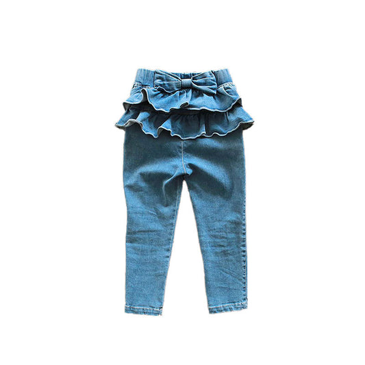 Bow Girls Jeans