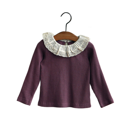 3-Color Pit Ruffle T-shirt