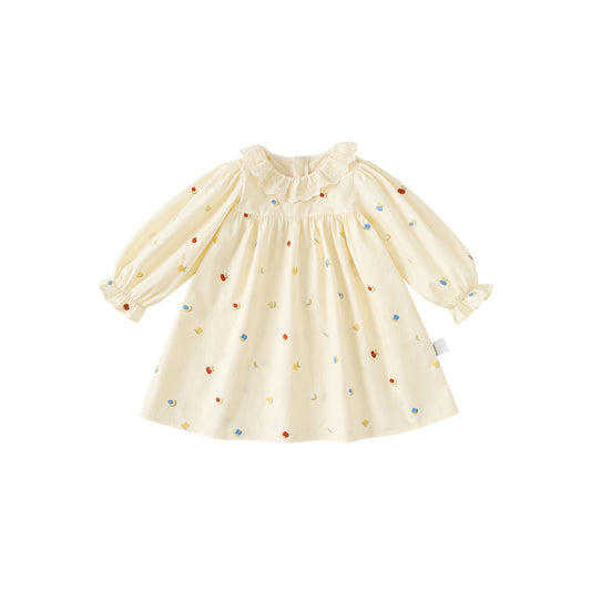 Autumn Embroidered Princess Dress